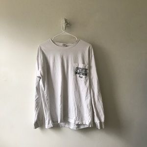 PINK Victoria's Secret long sleeve white shirt